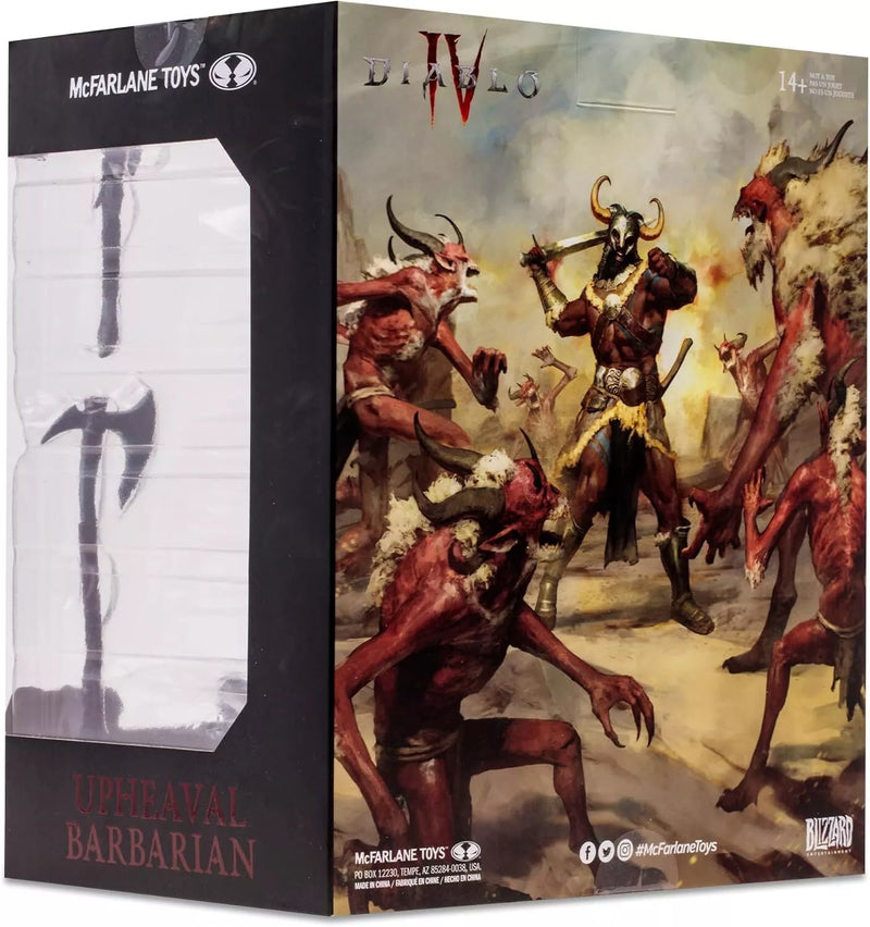 McFarlane Toys Diablo IV Upheaval Barbarian (Rare) 1:12 Scale Posed Figure