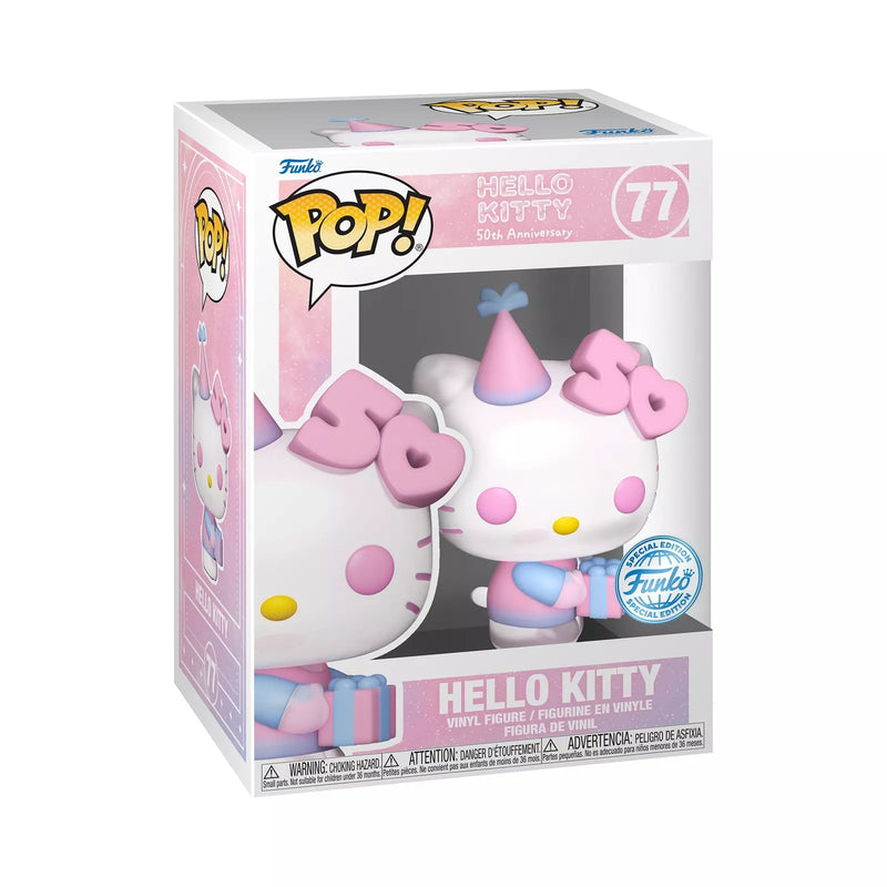 Funko POP! Hello Kitty with Present No.77 50th Anniversary Figure Asia Limited