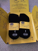 Scholl Schocks 2-in-1 Active 3/4 Insoles + Liner Socks, 2 Pairs - Size M UK 6-8