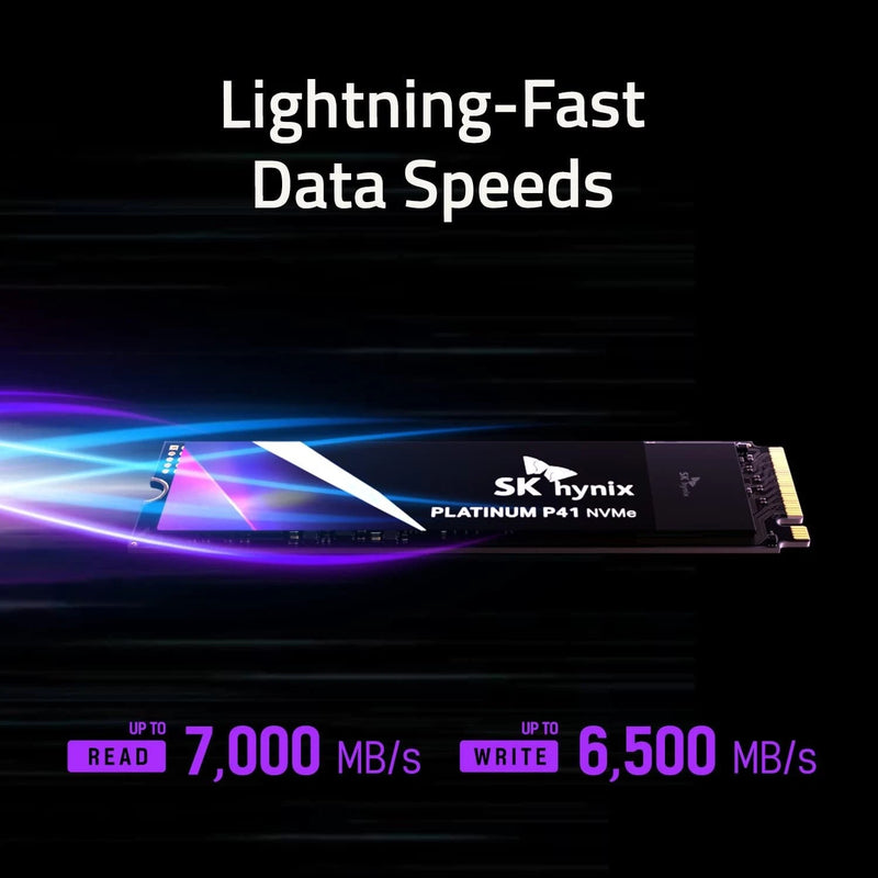 SK hynix Platinum P41 1TB Gen4 M.2 NVMe SSD – 7000MB/s PS5 Ready Gaming