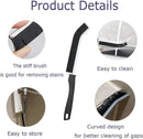 Crevice Cleaning Brush Set Hard Bristle Grout Tile Sink Gap Cleaner Tool, 8 Pack