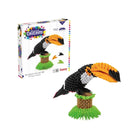 Lansay Mille Et Un Origami Toucan 3D Paper Sculpture Craft Kit 752 Pieces