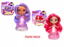 Crystalina Dolls Amethyst & Rose Collectible Doll with Colour Changing LED Dress