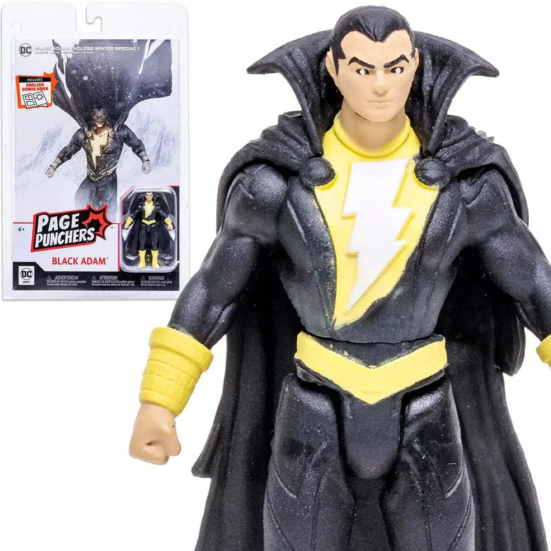 Mcfarlane Toys DC Page Punchers Black Adam 3" Action Figure With Comic Book