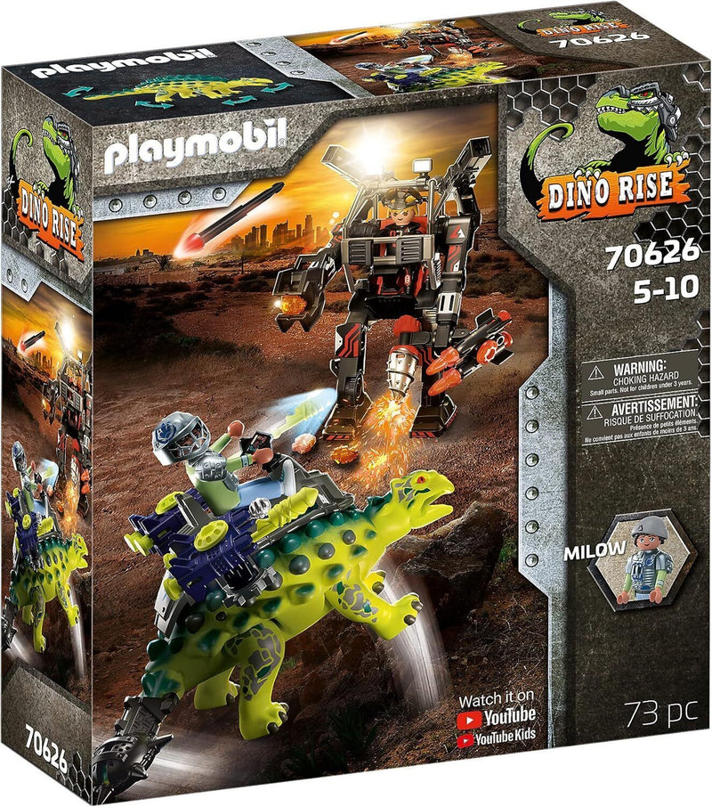 Playmobil 70626 Dino Rise Saichania: Invasion of the Robot 73 Piece Playset 5+
