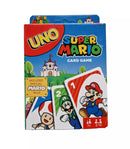 UNO Super Mario Card Game Animated Character Themed Collector Deck 112 Cards