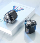 Portable Electric Shaver for Men, 5W LCD Travel Beard Trimmer Razor USB-C Charge