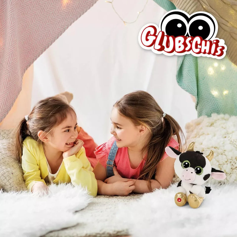 NICI 47668 GLUBSCHIS Cow Moolon 25cm Cuddly Plush Toy With Big Glittery Eyes