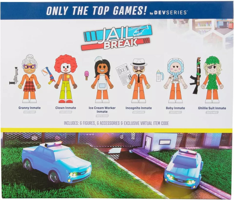 DevSeries Roblox Jailbreak: Hiding in Plain Sight 7cm Figure Multipack