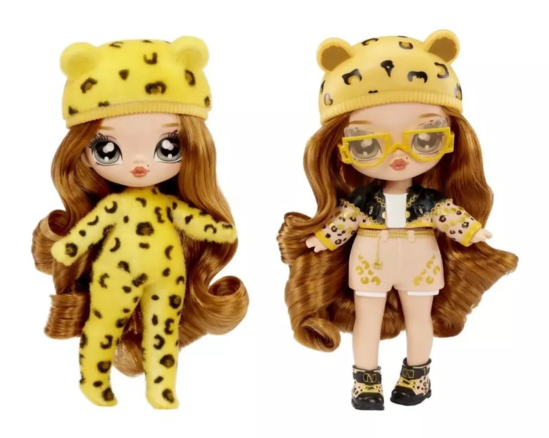 Na! Na! Na! Fuzzy Surprise Series 1 JAGUAR GIRL 18cm Poseable Doll + Accessories