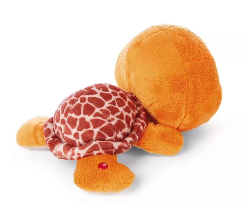 NICI 45555 GLUBSCHIS Hubbli 25cm Cuddly Toy Orange Turtle Plush Toy