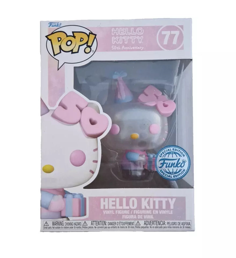 Funko POP! Hello Kitty with Present No.77 50th Anniversary Figure Asia Limited