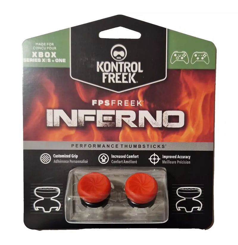 KontrolFreek FPS Freek Inferno Xbox Series X / S & One Performance Thumbsticks Thumb Grips (4 Prongs)