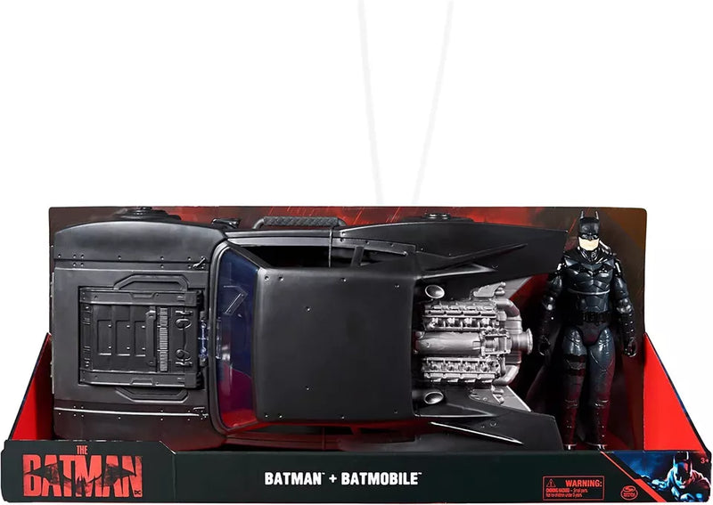 DC Comics The Batman Batmobile Vehicle & 30cm Superhero Figure, The Batman Movie