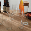 LSA International Gio Tumbler 560ml Set of 4 Clear Glasses Dishwasher Safe GI18
