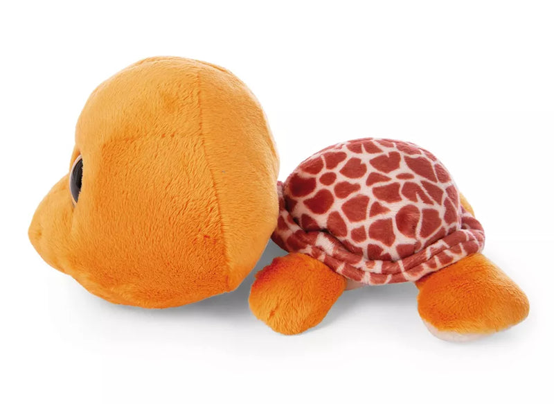 NICI 45555 GLUBSCHIS Hubbli 25cm Cuddly Toy Orange Turtle Plush Toy