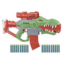 Nerf DinoSquad Rex-Rampage Motorized Dart Blaster, Clip + 20 Nerf Darts