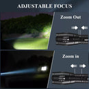 Linkax LED Torch Battery Powered, Super Bright 800 Lumen Tactical Torch, Hand