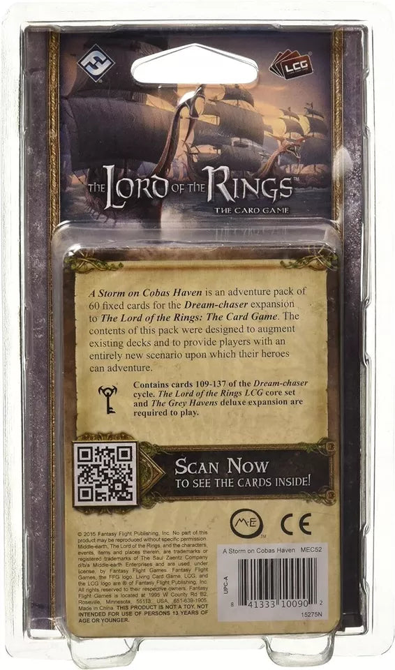 Lord Of The Rings The Card Game A Storm on Cobas Haven Adventure Pack Expansion