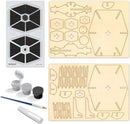 Wood WorX Star Wars Tie Fighter 3D Wooden Model Kit with Paints (8yrs+)