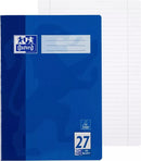 Oxford A4 School Exercise Book + 27 Lines, Ruled Double Margin 32 Pages, 10 Pack