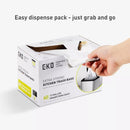 Easy-Dispense Roll of 60 Count Extra-Strong Drawstring Kitchen Bin Bags, 40L-60L