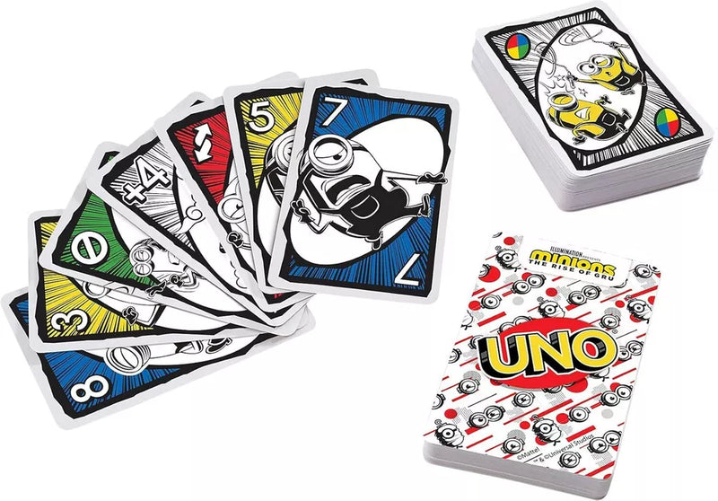 UNO Minions Card Game Animated Character Themed Collector Deck 112 Cards