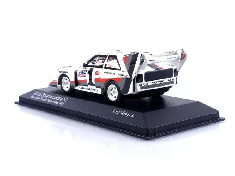 Minichamps 1/43 Audi Sport Quattro Model S1 Pikes Peak Winner 1987 Walter Rohrl