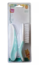 Tigex Winnie The Pooh Dual Material Baby Hair Brush and Comb Set