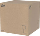 LSA International Gio Tumbler 560ml Set of 4 Clear Glasses Dishwasher Safe GI18