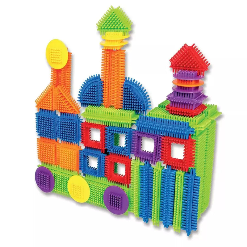 Stickle Bricks Mega Box Construction Set with 200+ Pieces Building Blocks Toy