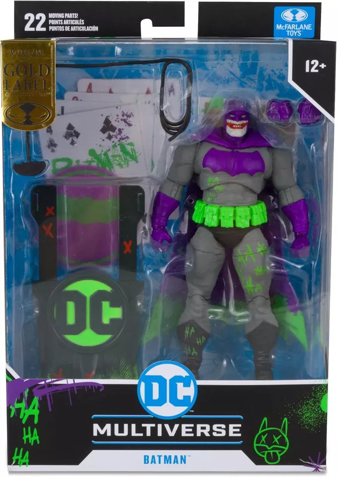 McFarlane Toys DC Multiverse Batman Jokerized Dark Knight Return Gold Label