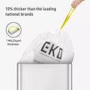 Easy-Dispense Roll of 60 Count Extra-Strong Drawstring Kitchen Bin Bags, 40L-60L
