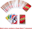 UNO Super Mario Card Game Animated Character Themed Collector Deck 112 Cards