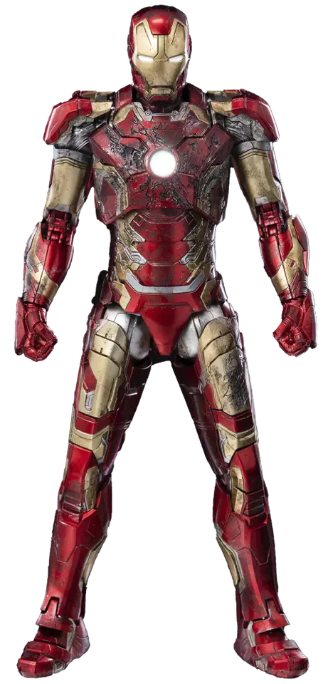 Threezero Avengers The Infinity Saga Dlx Iron Man Mark XLIII Battle Damage 1:12