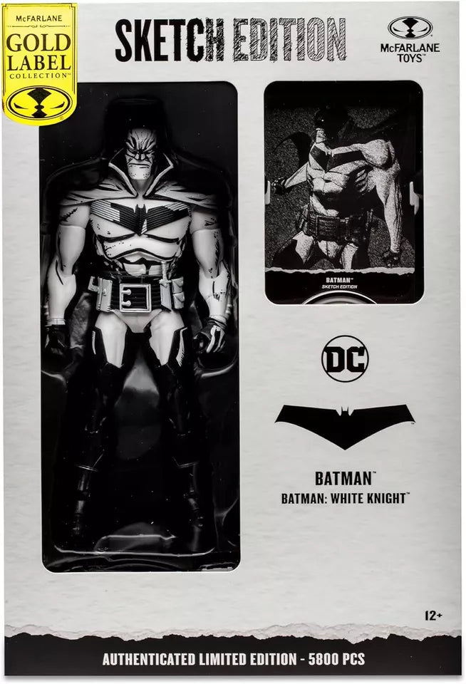 DC Multiverse Batman White Knight Sketch Edition (Gold Label) 7" Action Figure