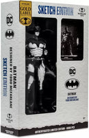 McFarlane Toys DC Multiverse Batman B&W Sketch Ed. 7" Action Figure (Gold Label)