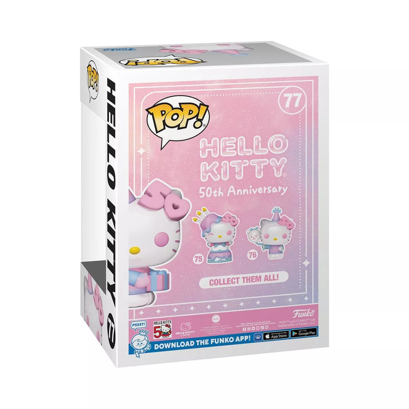 Funko POP! Hello Kitty with Present No.77 50th Anniversary Figure Asia Limited