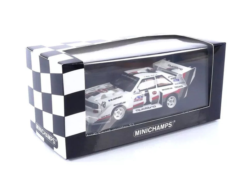 Minichamps 1/43 Audi Sport Quattro Model S1 Pikes Peak Winner 1987 Walter Rohrl