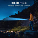 Linkax LED Torch Battery Powered, Super Bright 800 Lumen Tactical Torch, Hand