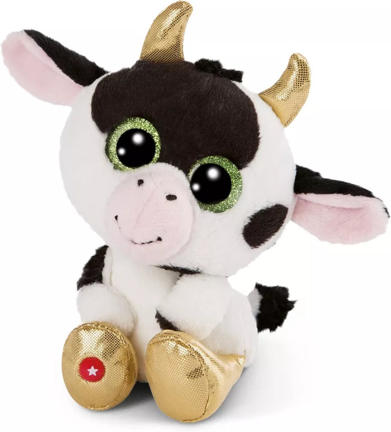 NICI 47668 GLUBSCHIS Cow Moolon 25cm Cuddly Plush Toy With Big Glittery Eyes