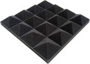 Pro-coustix Ultraflex Pro Pyramid Acoustic Sound Panels Dark Grey 12 or 22 Tiles