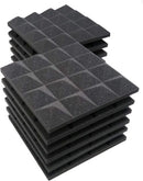 Pro-coustix Ultraflex Pro Pyramid Acoustic Sound Panels Dark Grey 12 or 22 Tiles