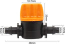 4mm Irrigation Fittings Micro Irrigation Valve Hose Pipe Connector Adaptor - 20 Pieces
