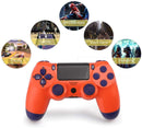 Wireless Controller for PS4/Pro/Slim/PC Bluetooth Gamepad Joystick Dual Vibrate - Sunset Orange