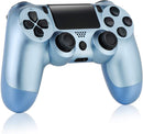 Wireless Controller for PS4/Pro/Slim/PC Bluetooth Gamepad Joystick Dual Vibrate - Titanium Blue