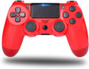 Wireless Controller for PS4/Pro/Slim/PC Bluetooth Gamepad Joystick Dual Vibrate - Red