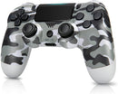 Wireless Controller for PS4/Pro/Slim/PC Bluetooth Gamepad Joystick Dual Vibrate - White Camo