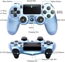 Wireless Controller for PS4/Pro/Slim/PC Bluetooth Gamepad Joystick Dual Vibrate - Titanium Blue
