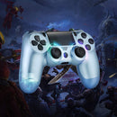 Wireless Controller for PS4/Pro/Slim/PC Bluetooth Gamepad Joystick Dual Vibrate - Titanium Blue